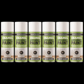 6X White Gloss Enamel Appliance Spray Paint 400ml Spray Paint